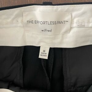 Aritzia Black Effortless Pant - Wilfred 10 - Crepette